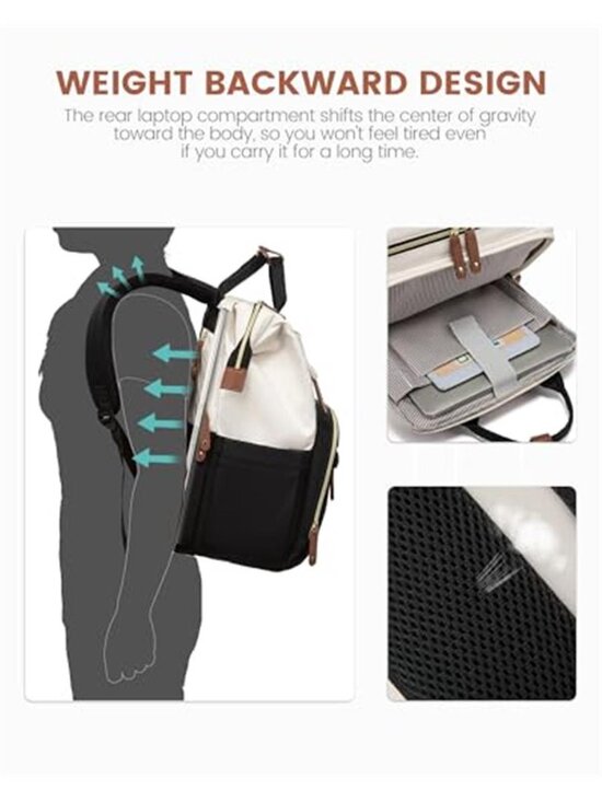 LOVEVOOK Laptop Backpack for Women, 15.6\'\' Waterproof Nurse Bag Teacher Work